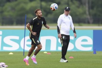 Neymar no descansa y acelera su preparación para el partido entre Brasil y Escocia