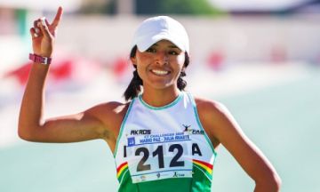 Fondista cochabambina consigue bronce para Bolivia en el Campeonato Panamericano de Atletismo