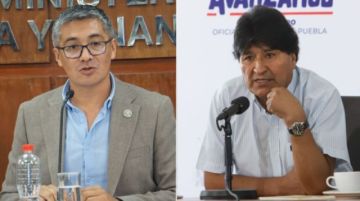 Ministro Espinoza acusa a Evo Morales de generar crisis en el país debido al nuevo tipo de cambiario flexible