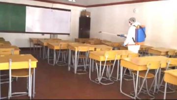 Sedes realiza desinfecciones en escuelas por casos de IRAs
