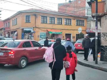 Pese al clima invernal, las clases son normales