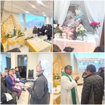 Celebran los 25 años de la Virgen del Huerto en Potosí
