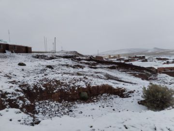 La nieve cubre la zona de las Quetenas, además de la provincia San Pablo de Lipez 