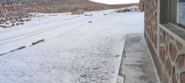 La nieve cubre la zona de las Quetenas, además de la provincia San Pablo de Lipez 