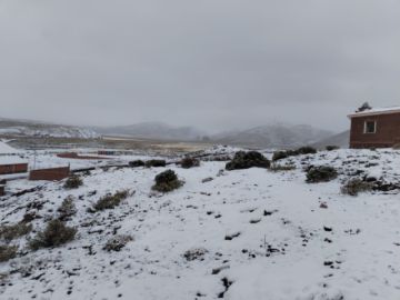 La nieve cubre la zona de las Quetenas, además de la provincia San Pablo de Lipez 