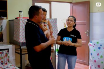 Familia boliviana afectada por el terremoto en Venezuela recibe ayuda del Gobierno y Aldeas Infantiles SOS Bolivia 