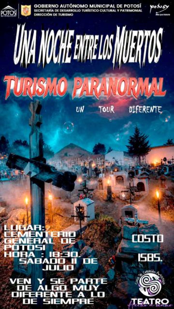 Invitan a un recorrido turístico en el Cementerio de Potosí