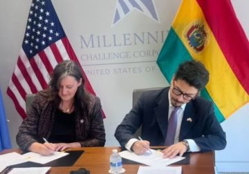 Bolivia y Estados Unidos firman memorándum para cooperación de hasta $us 40 millones