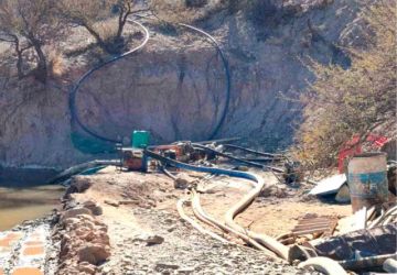 La explotación ilegal de oro se realizaba en el área minera Florida.