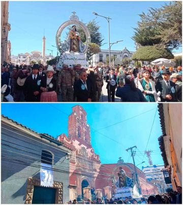 Virgen del Carmen vivió su fiesta con misa y procesión