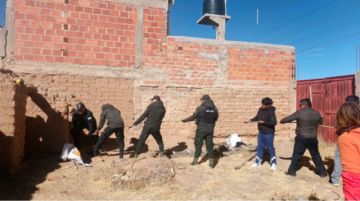 POFOMA rescata a gatito que cayó a un pozo en Villazón