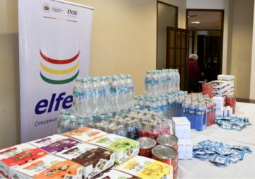 Cochabamba: ENDE entregan alimentos e insumos para fortalecer el combate contra incendios