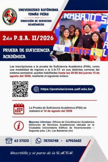 Habrá una segunda PSA en la UATF
