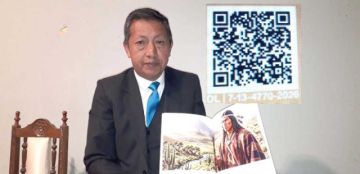 Presentan libro "Chaqui Katari- Guardián de Cantumarca"