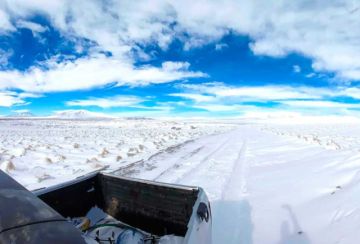 Nevadas obligan a restringir  tránsito de Potosí con Chile
