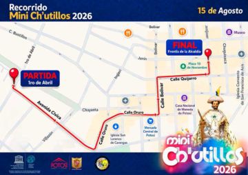 Recorrido de la entrada de este sábado 15 de agosto.