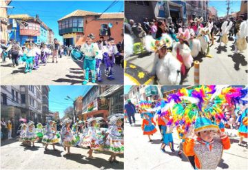 Bailes folclóricos estuvieron presentes.