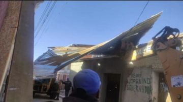 Reportan daños por fuertes vientos en el municipio de Puna