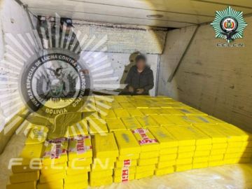 Tarija: Decomisan 360 paquetes de coc@¡na ocultos en un frigorífico