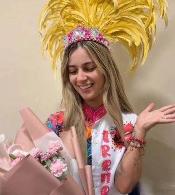 Tatiana Marset será reina de una comparsa en el carnaval cruceño