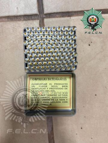 Operativo en Locotal: Decomisan dinamita y explosivos en encomienda