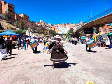 Comparsa de la comunidad de Chuinguilla, Marka Tahua.
