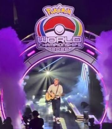 Ed Sheeran interpretó el tema principal de Pokémon en el Campeonato Mundial en San Francisco