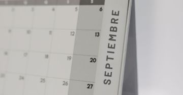 ¿Hay feriados durante el mes de septiembre?