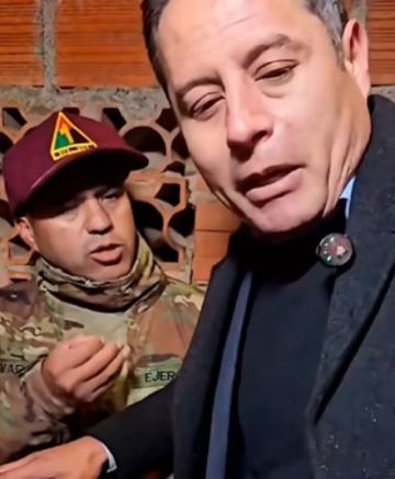 Edmand Lara defiende su actitud en el altercado con el militar