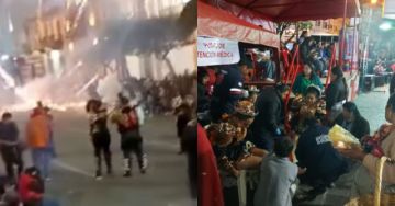 Entrada de Guadalupe: Dos incidentes con pirotecnia marcan la primera jornada