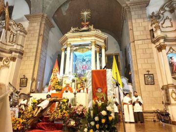 Celebran la fiesta del Señor de la Vera Cruz, patrono de Potosí