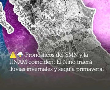 El Niño provocará una disminución del 30% en las precipitaciones.