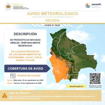 La nevada vuelve a acechar a las 16 provincias de Potosí