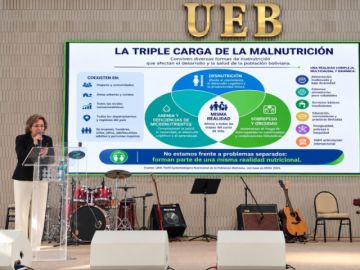 Presentan plan nacional para combatir la tripe carga de malnutrición en Bolivia