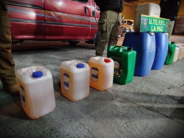Aprehenden a hombre que presuntamente acopiaba gasolina para venderlo por redes