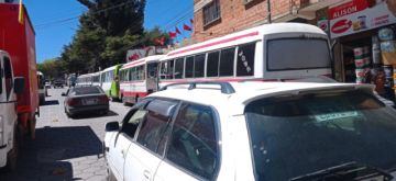 Reportan que alrededor del 60 por ciento de micros no trabajan por falta de diésel