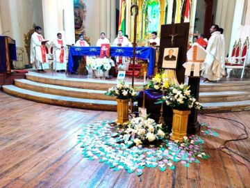 La misa fue presidida por el vicario de la Diócesis de Potosí.