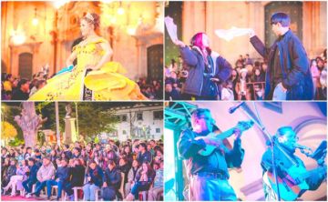 Pasarela de moda, danza y teatro llenó el centro citadino