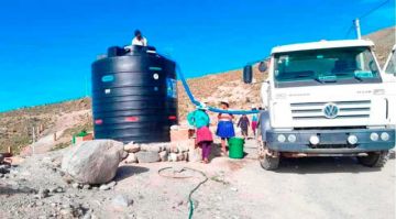La distribución de agua durante la anterior sequía.