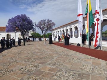 Con llamados de unidad y luto, Sucre celebra 488 años de fundación de la Villa de la Plata