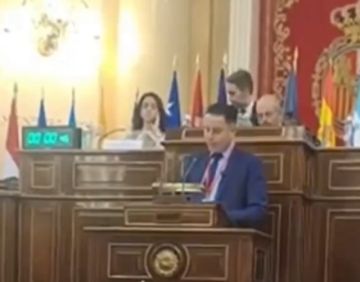 Edmand Lara expone el caso del fiscal Mariaca en el Foro Iberoamericano de Madrid