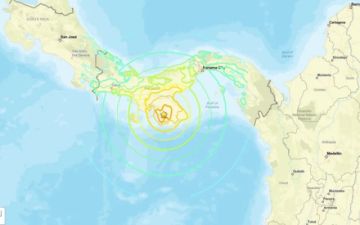 Un terremoto de magnitud 7,7 sacude Panamá y activa una amenaza de tsunami en el Pacífico