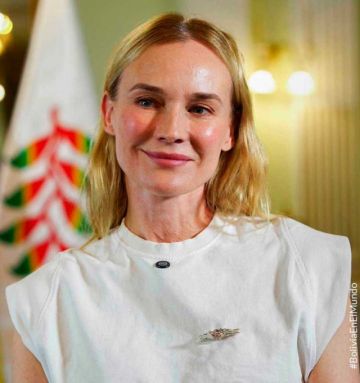 Diane Kruger está enel país para filmar película de Netflix
