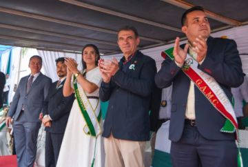Pando: Rodrigo Paz asistió a los actos en conmemoración de los 124 años de la Batalla de Bahía