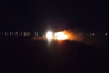 Choque desencadena en voraz incendio en la ruta Atocha-Uyuni