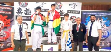 Potosí logró 3 medallas en el IV Campeonato Sudamericano de karate Kyokushin
