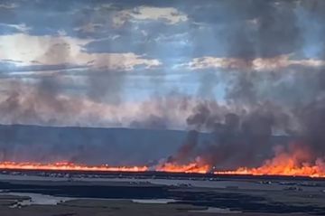 Puno: Reportan incendio cerca del Lago Titicaca