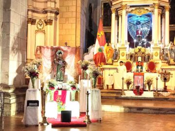 Se viven las novenas en devoción a San Judas Tadeo, en el templo de San Francisco