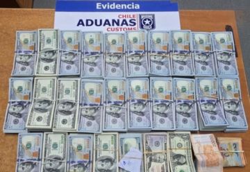 Detienen en Chile a un chofer boliviano por intentar ingresar más de $us 251.000 sin declarar