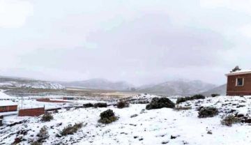Las nevadas sorprenden a los municipios del sudoeste potosino